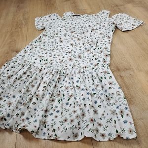 Zara Floral Sun Dress Little Girls Size Large